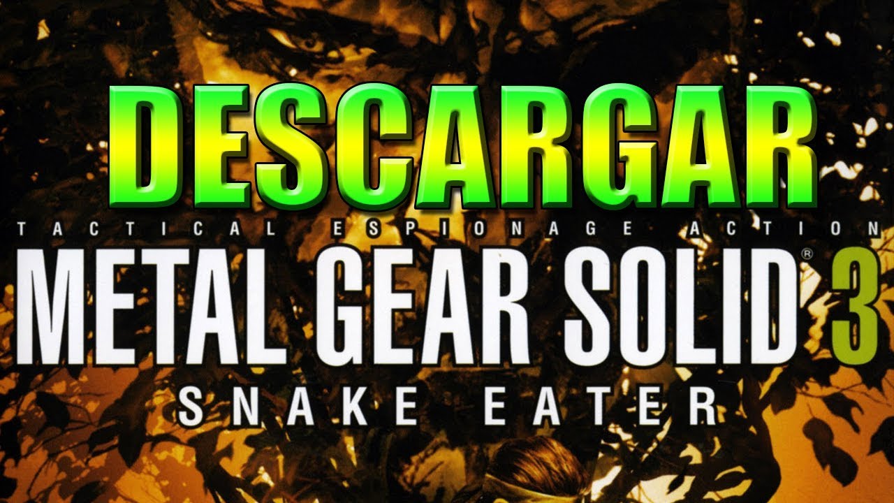Metal gear solid 3 snake eater ps2 espaol iso torrent gratis